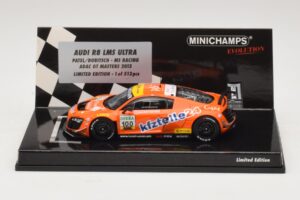 Audi R8 LMS Ultra #100 MS Racing Patel / Dobitsch ADAC GT Masters 2013 Minichamps 1:43 437130100 Kovina