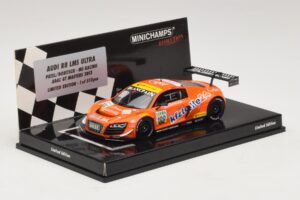Audi R8 LMS Ultra #100 MS Racing Patel / Dobitsch ADAC GT Masters 2013 Minichamps 1:43 437130100 Kovina – slika 2 od 5