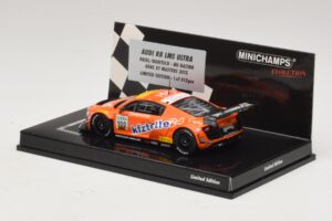 Audi R8 LMS Ultra #100 MS Racing Patel / Dobitsch ADAC GT Masters 2013 Minichamps 1:43 437130100 Kovina – slika 3 od 5