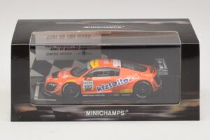 Audi R8 LMS Ultra #100 MS Racing Patel / Dobitsch ADAC GT Masters 2013 Minichamps 1:43 437130100 Kovina – slika 5 od 5