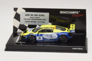 Audi R8 LMS Ultra #16 Busch 24 Hours of Nurburgring 2013 Minichamps 1:43 437130116 Kovina