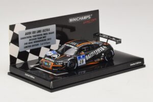 Audi R8 LMS Ultra #29 Team WRT Sandstorm L. Vanthoor 24 Hours of Nurburgring 2013 Minichamps 1:43 437130129 Kovina – slika 2 od 5