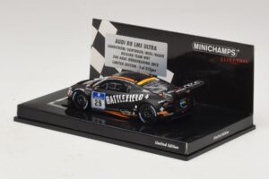 Audi R8 LMS Ultra #29 Team WRT Sandstorm L. Vanthoor 24 Hours of Nurburgring 2013 Minichamps 1:43 437130129 Kovina – slika 3 od 5