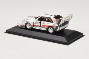 Audi Sport Quattro S1 #1 W. Rohrl Pikes Peak International Hill Climb Winner Record 1987 Minichamps 1:43 410871201 Kovina – slika 3 od 4