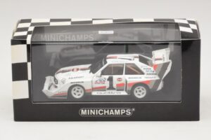 Audi Sport Quattro S1 #1 W. Rohrl Pikes Peak International Hill Climb Winner Record 1987 Minichamps 1:43 410871201 Kovina – slika 4 od 4