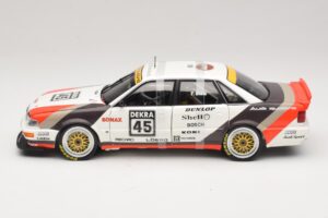 Audi V8 Quattro DTM #45 F. Biela Team AZR 1991 Minichamps 1:18 100911045 Kovina – slika 4 od 8