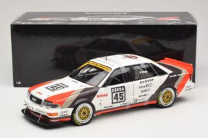 Audi V8 Quattro DTM #45 F. Biela Team AZR 1991 Minichamps 1:18 100911045 Kovina – slika 8 od 8