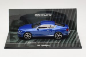 Bentley Continental GT V8 Modra Metalik Minichamps 1:43 436139982 Kovina