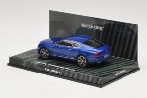 Bentley Continental GT V8 Modra Metalik Minichamps 1:43 436139982 Kovina – slika 3 od 4
