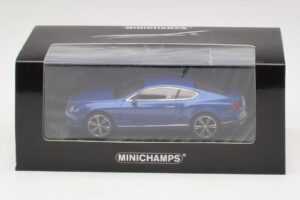 Bentley Continental GT V8 Modra Metalik Minichamps 1:43 436139982 Kovina – slika 4 od 4