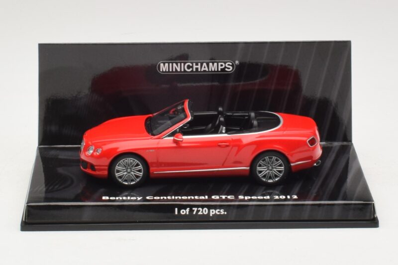 Bentley Continental GTC Speed Rdeč Minichamps 1:43 436139061 Kovina