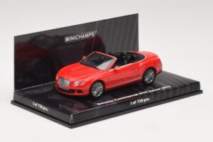 Bentley Continental GTC Speed Rdeč Minichamps 1:43 436139061 Kovina – slika 2 od 4