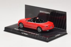 Bentley Continental GTC Speed Rdeč Minichamps 1:43 436139061 Kovina – slika 3 od 4