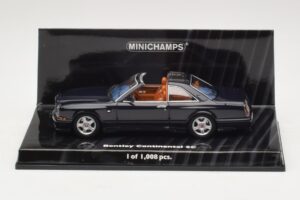 Bentley Continental SC Temno Modra Minichamps 1:43 436139990 Kovina