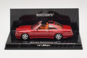 Bentley Continental SC Rdeča Metalik Minichamps 1:43 436139991 Kovina