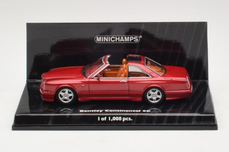 Bentley Continental SC Rdeča Metalik Minichamps 1:43 436139991 Kovina