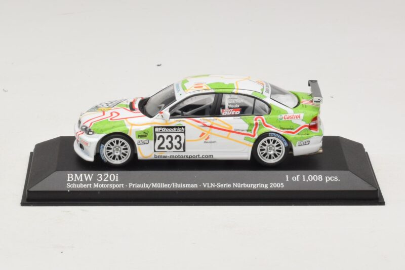 BMW 320i E46 #233 A. Priaulx / J. Muller Schubert Motorsport VLN Nurburgring 2005 Minichamps 1:43 BMW 320i E46 #233 A. Priaulx / J. Muller Schubert Motorsport VLN Nurburgring 2005 Minichamps 1:43 400052433 Kovina