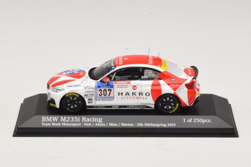 BMW M235i Bong Motorsport #307 Nett / Akata 24 Hours of Nurburgring 2015 Minichamps 1:43 BMW M235i Bong Motorsport #307 Nett / Akata 24 Hours of Nurburgring 2015 Minichamps 1:43 437152507 Kovina