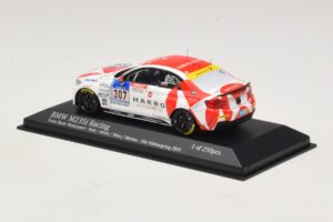 BMW M235i Bong Motorsport #307 Nett / Akata 24 Hours of Nurburgring 2015 Minichamps 1:43 437152507 Kovina – slika 3 od 4
