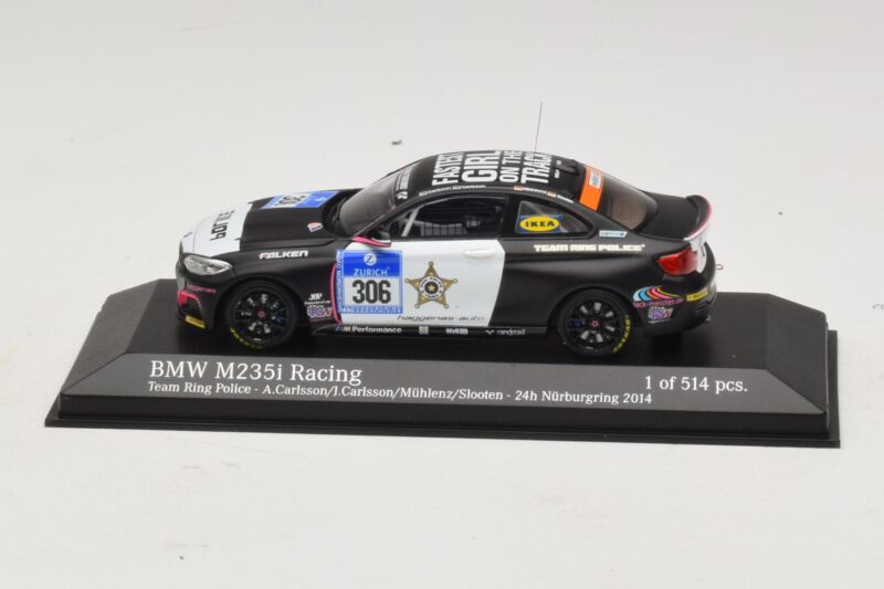 BMW M235i Ring Police Team #306 Carlsson 24 Hours of Nurburgring 2014 Minichamps 1:43 BMW M235i Ring Police Team #306 Carlsson 24 Hours of Nurburgring 2014 Minichamps 1:43 437142406 Kovina