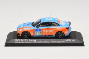 BMW M235i Team Adrenalin #308 Fischer / Zils 24 Hours of Nurburgring 2014 Minichamps 1:43 437142408 Kovina