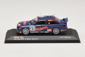 BMW M3 E30 Auto Maas #42 Becker DTM 1992 Minichamps 1:43 430922042 Kovina
