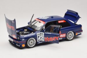 BMW M3 E30 Auto Maass #42 H. Becker DTM 1992 Minichamps 1:18 180922042 Kovina – slika 2 od 8
