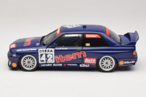 BMW M3 E30 Auto Maass #42 H. Becker DTM 1992 Minichamps 1:18 180922042 Kovina – slika 4 od 8