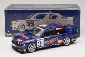 BMW M3 E30 Auto Maass #42 H. Becker DTM 1992 Minichamps 1:18 180922042 Kovina – slika 8 od 8