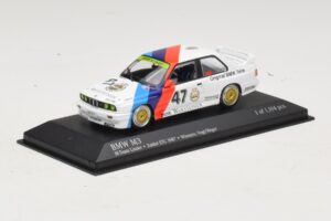 BMW M3 E30 M-Team Linder #47 Vogt / Herger Winners ETC Zolder 1987 Minichamps 1:43 430872047 Kovina – slika 2 od 4