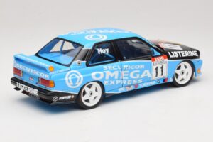 BMW M3 E30 Omega #11 W. Hoy BTCC Champion 1991 Minichamps 1:18 180912011 Kovina – slika 3 od 8