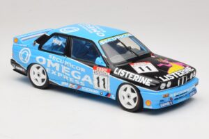 BMW M3 E30 Omega #11 W. Hoy BTCC Champion 1991 Minichamps 1:18 180912011 Kovina – slika 6 od 8