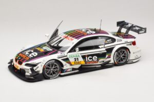 BMW M3 E92 DTM #21 M. Wittmann BMW Team MTEK 2013 Minichamps 1:18 100132221 Kovina – slika 2 od 8