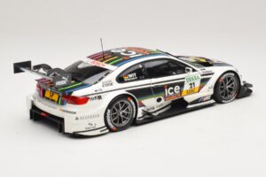 BMW M3 E92 DTM #21 M. Wittmann BMW Team MTEK 2013 Minichamps 1:18 100132221 Kovina – slika 3 od 8