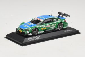 BMW M3 E92 DTM #7 A. Farfus BMW Team RBM DTM 2013 Minichamps 1:43 410132207 Kovina – slika 2 od 4