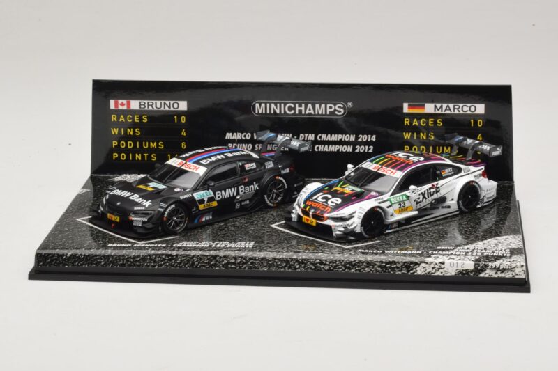 BMW M3 & M4 DTM Champions Set B. Spengler / M. Wittmann 2012 & 2014 Minichamps 1:43 412020723 Kovina