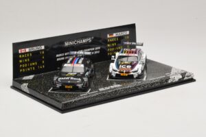 BMW M3 & M4 DTM Champions Set B. Spengler / M. Wittmann 2012 & 2014 Minichamps 1:43 412020723 Kovina – slika 2 od 5