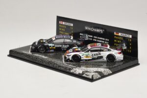 BMW M3 & M4 DTM Champions Set B. Spengler / M. Wittmann 2012 & 2014 Minichamps 1:43 412020723 Kovina – slika 3 od 5