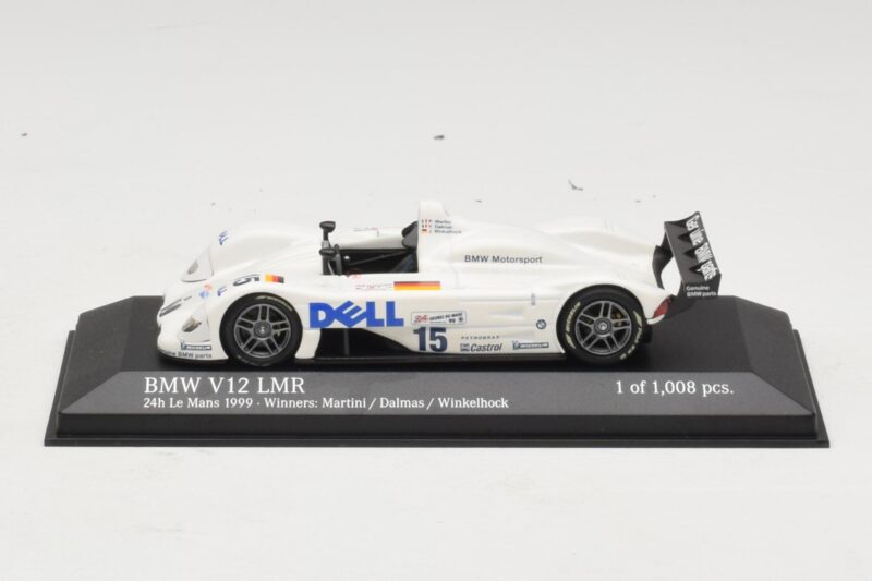 BMW V12 LMR #15 P. Martini / Y. Dalmas / J. Winkelhock 24 Hours of Le Mans Winner 1999 Minichamps 1:43 430992915 Kovina