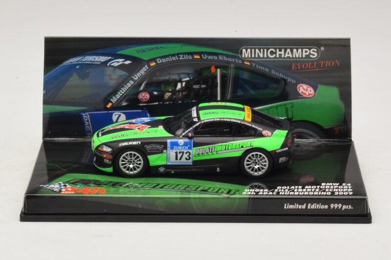 BMW Z4 Dolate Motorsport #173 24 Hours of Nürburgring 2009 Minichamps 1:43 BMW Z4 Dolate Motorsport #173 24 Hours of Nürburgring 2009 Minichamps 1:43 437092773 Kovina