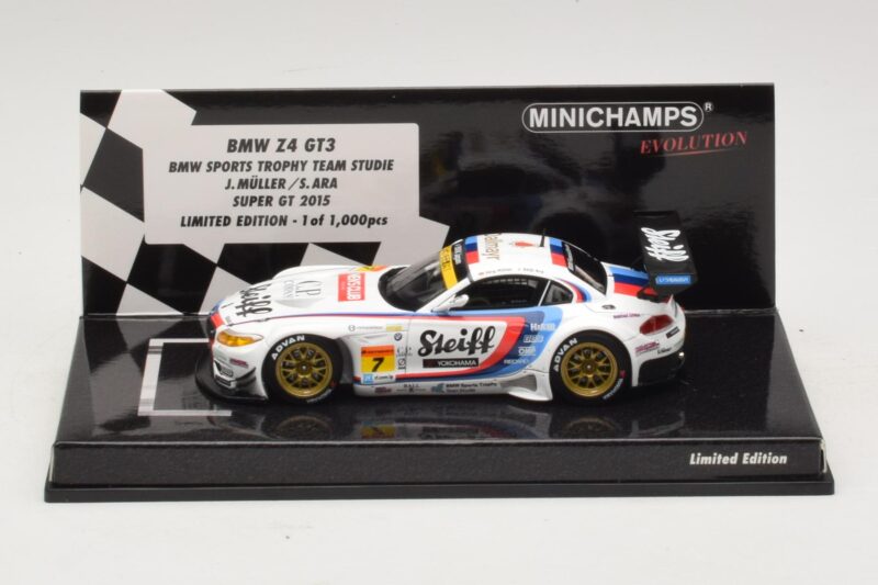 BMW Z4 GT3 Steiff #7 Muller / Ara Super GT 2015 Minichamps 1:43 BMW Z4 GT3 Steiff #7 Muller / Ara Super GT 2015 Minichamps 1:43 447152007 Kovina