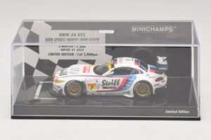BMW Z4 GT3 Steiff #7 Muller / Ara Super GT 2015 Minichamps 1:43 447152007 Kovina – slika 4 od 5