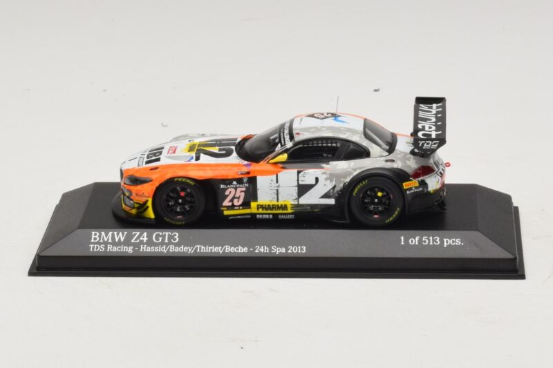 BMW Z4 GT3 TDS Racing #25 Hassid / Badey 24 Hours of Spa 2013 Minichamps 1:43 BMW Z4 GT3 TDS Racing #25 Hassid / Badey 24 Hours of Spa 2013 Minichamps 1:43 437132435 Kovina
