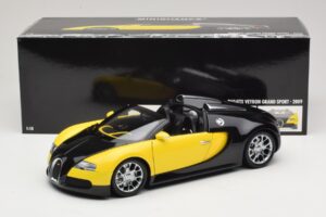 Bugatti Veyron Grand Sport Black Lemon Minichamps 1:18 100110831 Kovina – slika 8 od 8