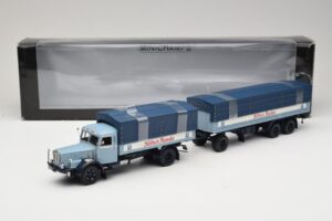 Bussing 8000S13 Pritschenzug Kölner Zucker Minichamps 1:43 499079920 Kovina – slika 5 od 5