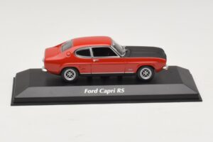 Ford Capri I Rdeč s Črnim Pokrovom Maxichamps 1:43 940085801 Kovina