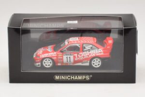Ford Escort Cosworth Toshiba #11 A. Vatanen / Freeman 1994 Minichamps 1:43 430981811 Kovina – slika 4 od 4