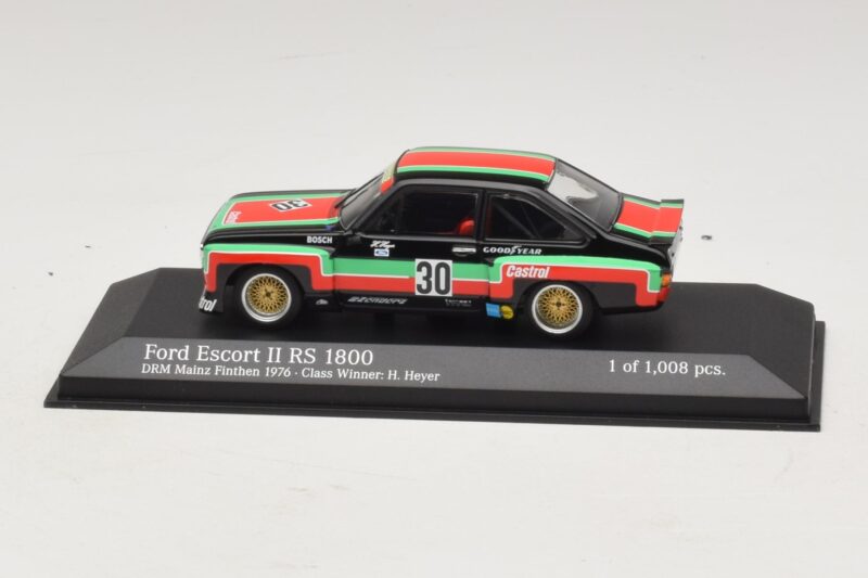 Ford Escort Mk2 RS1800 #30 H. Heyer Class Winner DRM Mainz-Finthen 1976 Minichamps 1:43 400768430 Kovina