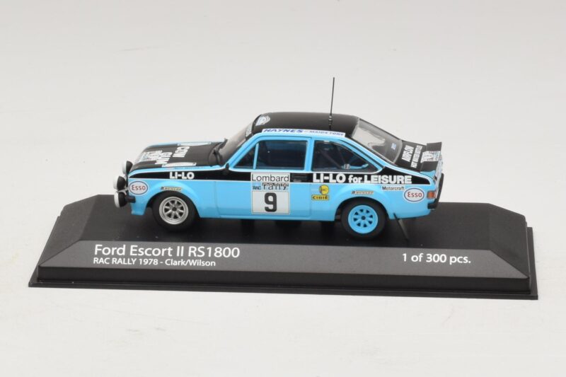 Ford Escort Mk2 RS1800 #9 R. Clark / Wilson RAC Rally 1978 Minichamps 1:43 Ford Escort Mk2 RS1800 #9 R. Clark / Wilson RAC Rally 1978 Minichamps 1:43 400788409 Kovina