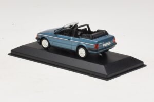 Ford Escort Mk3 Kabriolet Moder Metalik Minichamps 1:43 400085030 Kovina – slika 3 od 4
